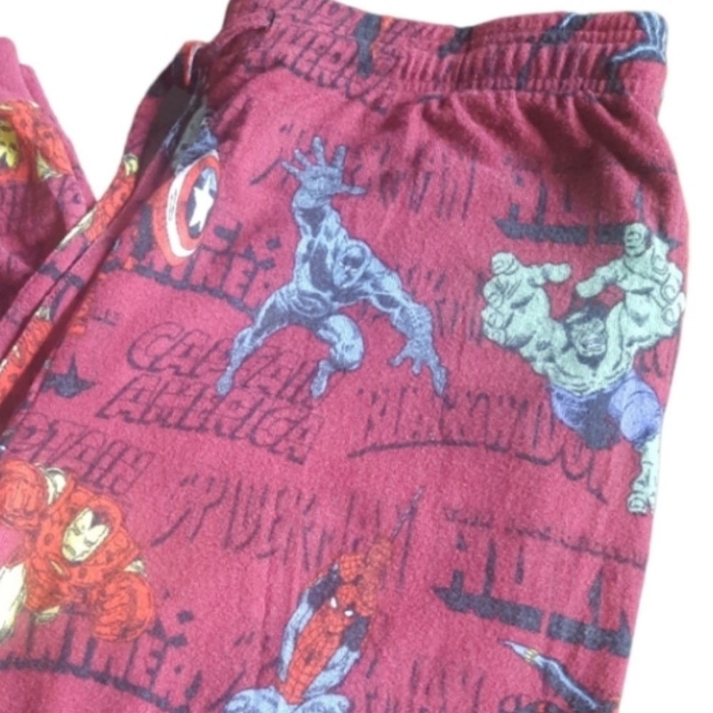 Marvel fleece pants size XL. Hulk, Spiderman, Ironman, Captain America